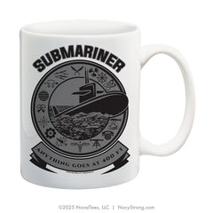 "Submariner Ratings" | 15 oz Coffee Mug