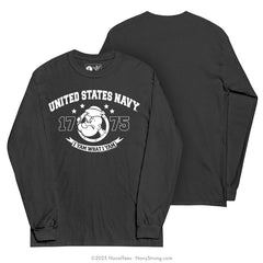 "1775 Popeye" Long Sleeve Tee | Black