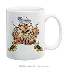 "Tattooed Popeye" - 15 oz Coffee Mug