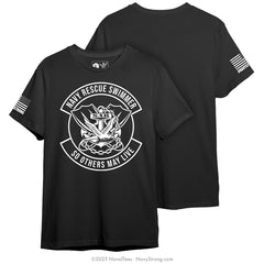 "Rescue Swimmer Patch" Tee | Black