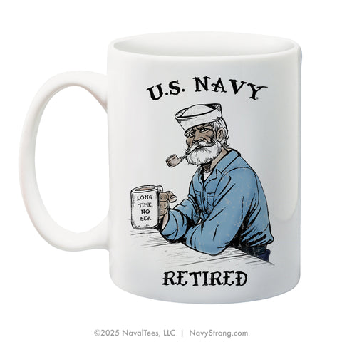 "Long Time, No Sea" | 15 oz Coffee Mug