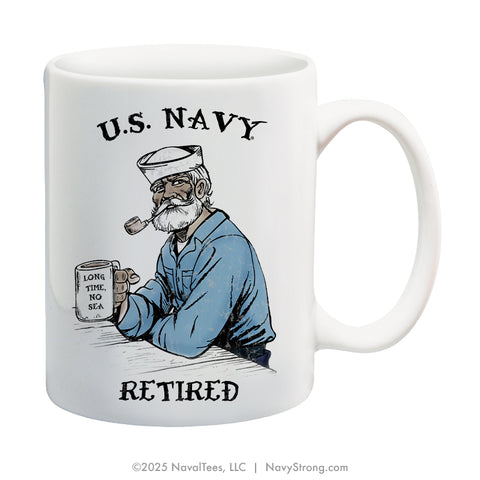 "Long Time, No Sea" | 15 oz Coffee Mug