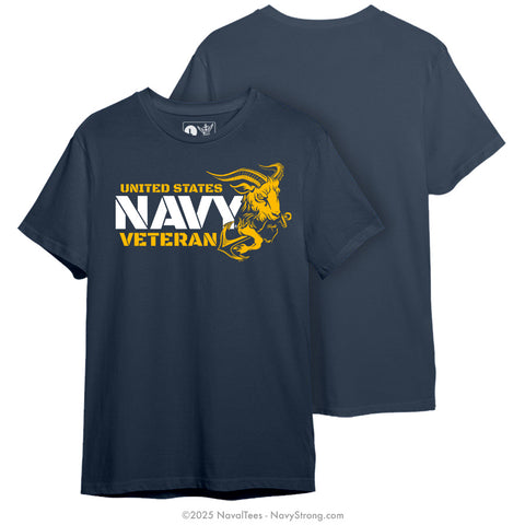 "Navy Veteran Ram" Tee | Navy