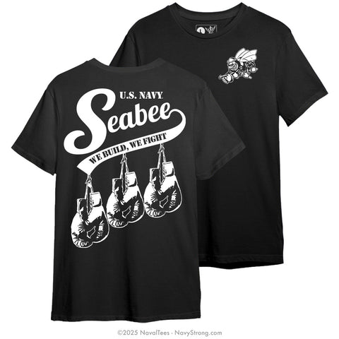 "Seabee Boxing" Tee - Black