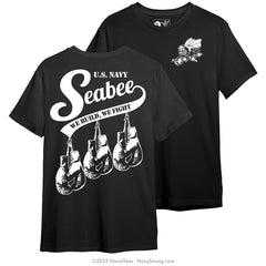 "Seabee Boxing" Tee - Black