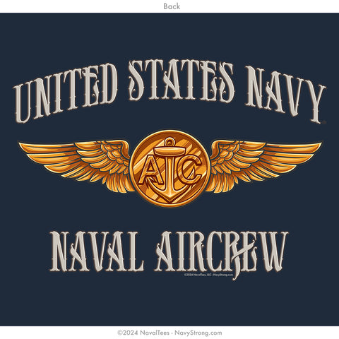 "Naval Aircrew" Hooded Sweatshirt | Navy