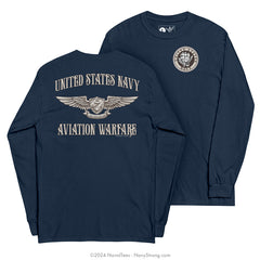 "Enlisted Aviation Warfare" Long Sleeve Tee | Navy