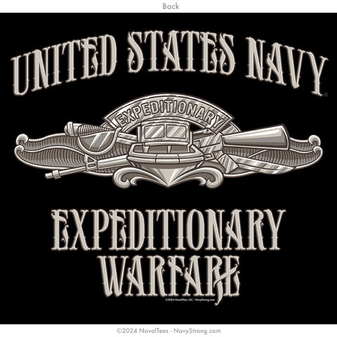 "Expeditionary Warfare" Long Sleeve Tee | Black