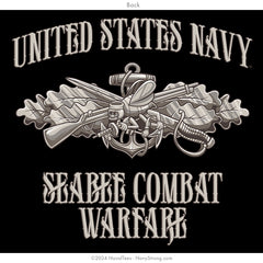 "Seabee Combat Warfare" Hooded Sweatshirt | Black