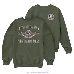 "Fleet Marine Force" Sweatshirt | Military Green