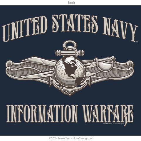 "Information Warfare" Tee | Navy