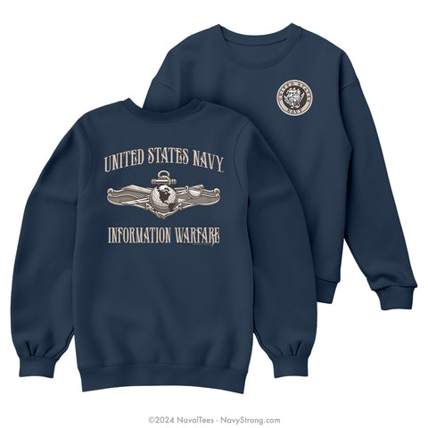 "Information Warfare" Sweatshirt | Navy