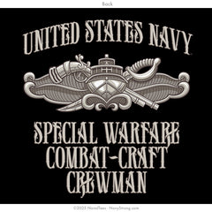 "Special Warfare Combat Crewman" Long Sleeve Tee | Black