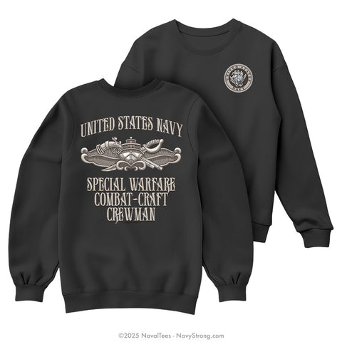 "Special Warfare Combat Crewmen" Sweatshirt | Black