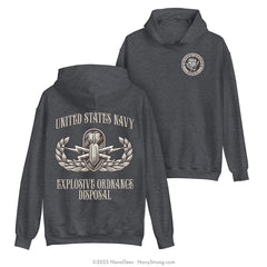 "Explosive Ordnance Disposal" Hooded Sweatshirt | Dark Grey