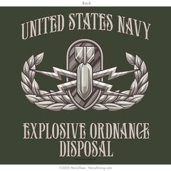 "Explosive Ordnance Disposal" Long Sleeve Tee | Military Green