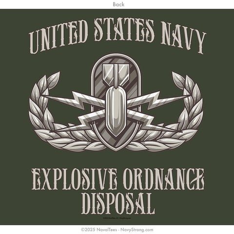 "Explosive Ordnance Disposal" Sweatshirt | Military Green