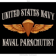 "Naval Parachutist" Tee | Black