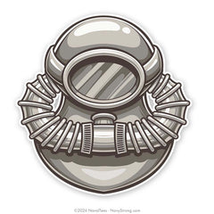 "Scuba Diver" Warfare Pin | 4 inch Vinyl Decal