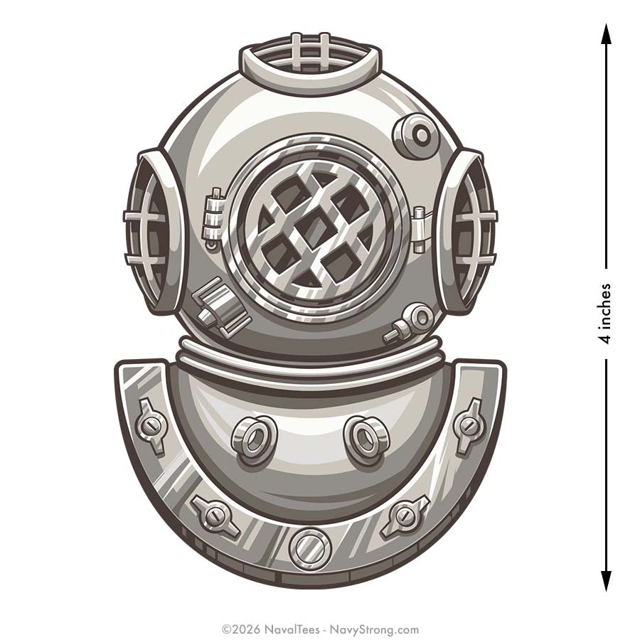 "Second Class Diver" Warfare Pin | 4 inch Vinyl Decal