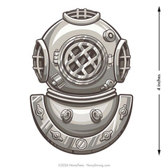 "Second Class Diver" Warfare Pin | 4 inch Vinyl Decal