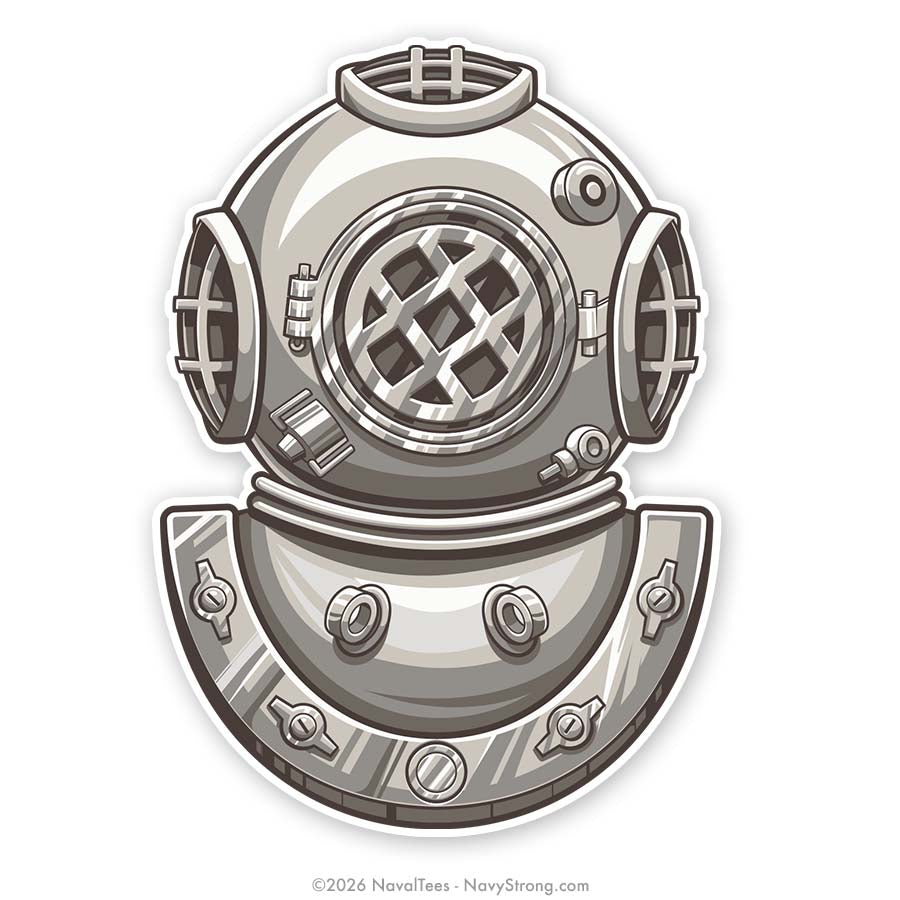 "Second Class Diver" Warfare Pin | 4 inch Vinyl Decal