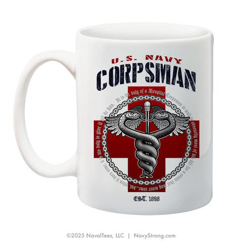 "CORPSMAN CADUCEUS" | 15 oz Coffee Mug