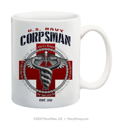 "CORPSMAN CADUCEUS" | 15 oz Coffee Mug