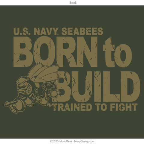 "Born to Build" Tee - Military Green