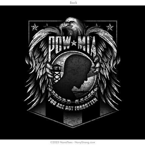 "POW MIA Eagle" Hooded Sweatshirt | Black
