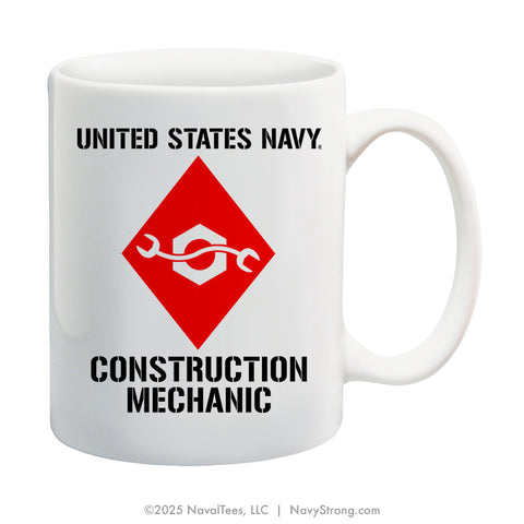 "Seabee Rating - CM" - 15 oz Coffee Mug