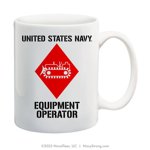 "Seabee Rating - EO" - 15 oz Coffee Mug