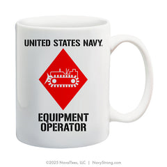 "Seabee Rating - EO" - 15 oz Coffee Mug