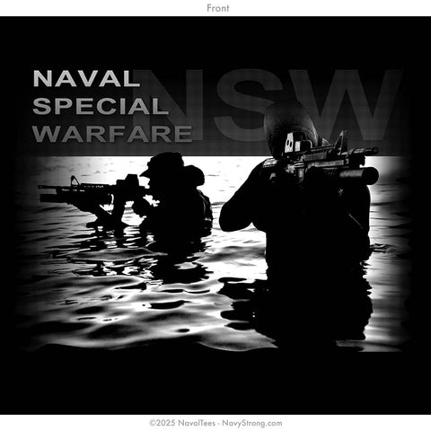 "Naval Special Warfare" Tee | Black