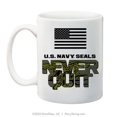 "Never Quit" | 15 oz Coffee Mug