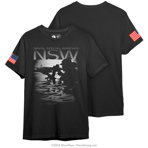 "N.S.W." Tee | Black
