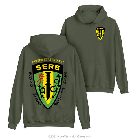"SERE" Hooded Sweatshirt | Military Green