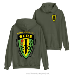 "SERE" Hooded Sweatshirt | Military Green