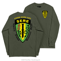 "SERE" Long Sleeve Tee | Military Green