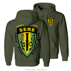 "SERE" Hooded Sweatshirt | Military Green