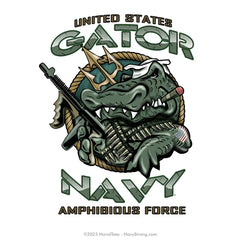 "Gator Navy" Koozie | 12oz Can