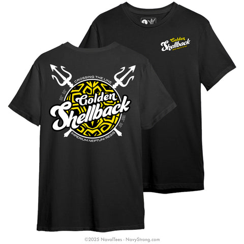 "Golden Shellback" Tee - Black