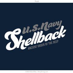 "US Navy Shellback" Tee - Navy