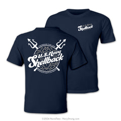 "US Navy Shellback" Tee - Navy