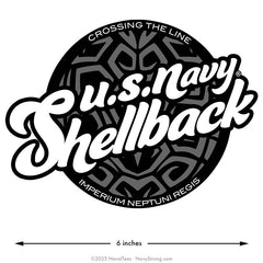 "US Navy Shellback" | 6 inch Magnetic Decal