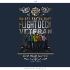 "Flight Deck Veteran" Tee | Navy