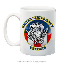 "US NAVY VETERAN" | 15 oz Coffee Mug