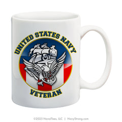 "US NAVY VETERAN" | 15 oz Coffee Mug