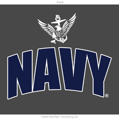 "Navy White Eagle" Hooded Sweatshirt | Chacoal