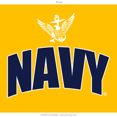 "Navy White Eagle" Tee | Gold